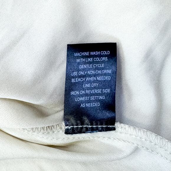 Trixxi Tan Puff Sleeve Peasant Mini Dress - Size Small - Picture 9 of 10